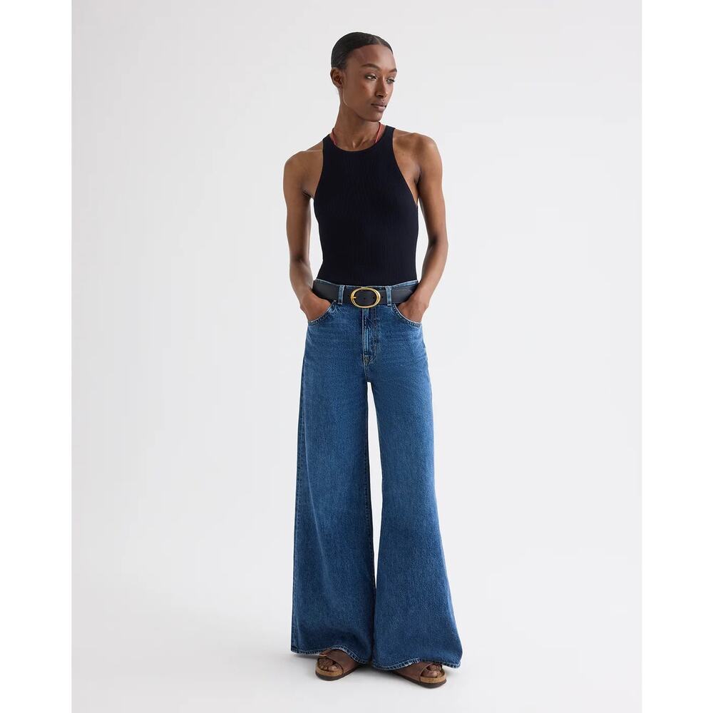 NWT TWP Tall Tiny Dancer Wide Leg Jean in "Paris" Wash Size 27